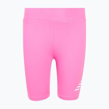 Vaikiški šortai New Balance Stacked Logo Cycle pink satin