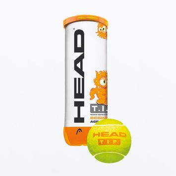 HEAD Tip vaikiški teniso kamuoliukai 3 vnt. oranžiniai/geltoni 578123