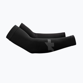 ASSOS Spring Fall Arm Warmers dviračių rankovės juodos spalvos