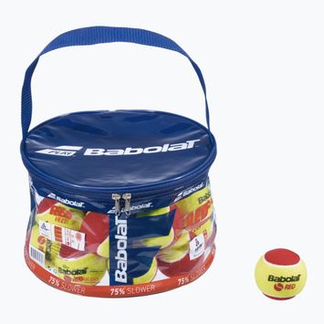 Babolat Red Felt teniso kamuoliukai 24 vnt. geltonai raudoni 516005