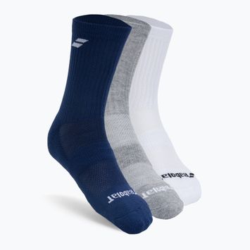 Babolat teniso kojinės 3 poros baltos/ tamsiai pilkos 5UA1371