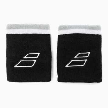 Riešų juostos Babolat Terry Jumbo Wristband 2 vnt. black/white