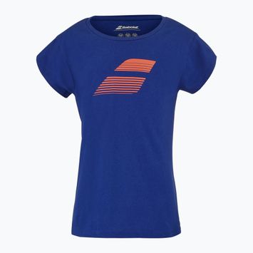 Vaikiški marškinėliai Babolat Exercise Cotton Jr sodalite blue