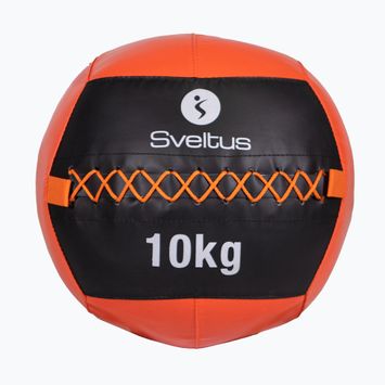 Medicininis kamuolys Sveltus Wall Ball 10 kg black/red