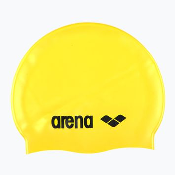 Plaukimo kepuraitė arena Classic Silicone yellow / black