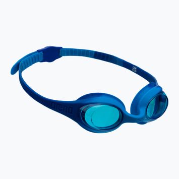 Arena Spider šviesiai mėlyni/mėlyni/mėlyni vaikiški plaukimo akiniai