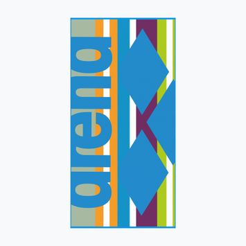 Rankšluostis arena Big Logo Velour turquoise multi