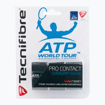 Tecnifibre Contact Pro teniso raketės apvyniojimas 3 vnt. juodas 52ATPCONBK