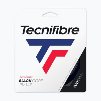 Teniso stygos Tecnifibre Black Code 12 m juodos spalvos 04GBL118XB