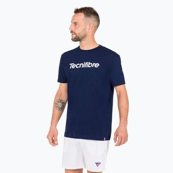 Vyriški marškinėliai Tecnifibre Team Cotton Tee marine