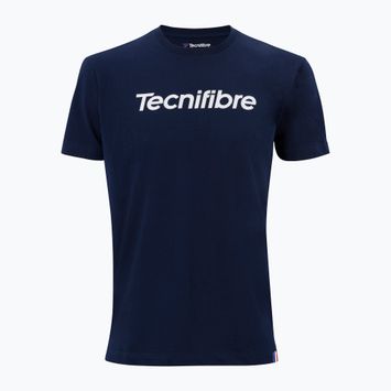 Vaikiški teniso marškinėliai Tecnifibre Team Cotton Tee marine