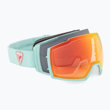 Moteriški slidinėjimo akiniai Rossignol Magne'lens W blue/silver mirror/orange