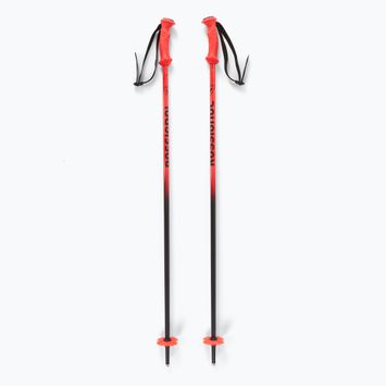 Vaikiškos slidinėjimo lazdos Rossignol Hero black/red
