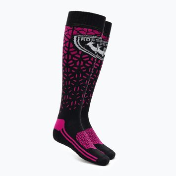 Rossignol L3 Wool & Silk orchid pink slidinėjimo kojinės vyrams
