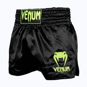 Vyriški treniruočių šortai Venum Classic Muay Thai black/neo yellow