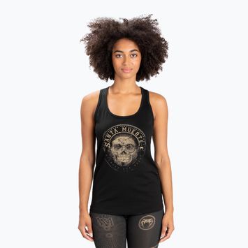 Moteriškas tank topas Venum Santa Muerte Dark Side black/brown