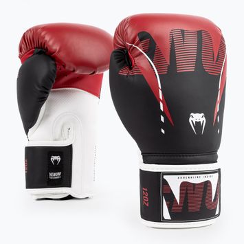 Bokso pirštinės Venum Adrenaline Boxing black/red