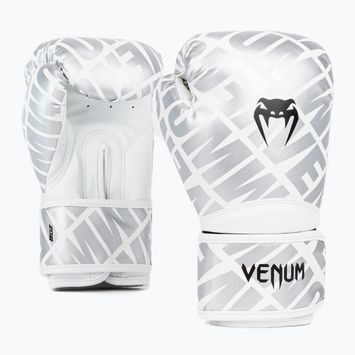 Venum Contender 1.5 XT Kids baltos/sidabrinės bokso pirštinės
