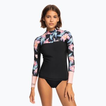 Moteriškas plaukimo hidrokostiumas ROXY 1 mm Swell Series anthracite paradise found s
