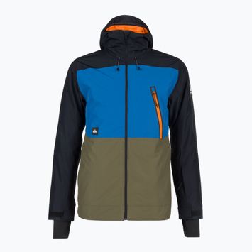 Quiksilver Sycamore vyriška snieglenčių striukė juodai mėlyna EQYTJ03335