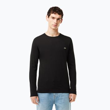 Vyriški marškinėliai ilgomis rankovėmis Lacoste TH6712 black