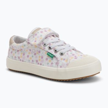 Vaikiški sportiniai bateliai Kickers Kickgoldi white/print festi summer