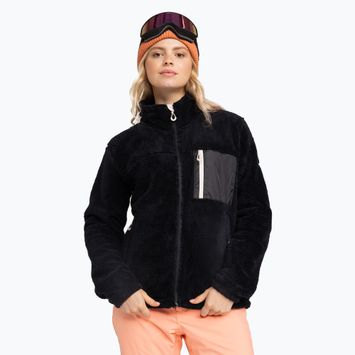 Moteriškas džemperis ROXY Alabama Full Zip Solid true black