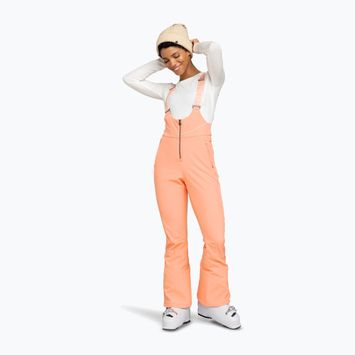 Moteriškos snieglenčių kelnės ROXY Summit Bib peach pink