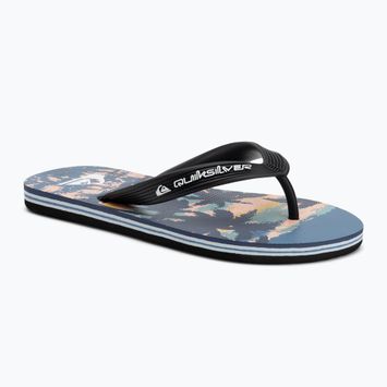 Vaikiškos šlepetės per pirštą Quiksilver Molokai Art 25 Youth fiery coronet blue tropicamo