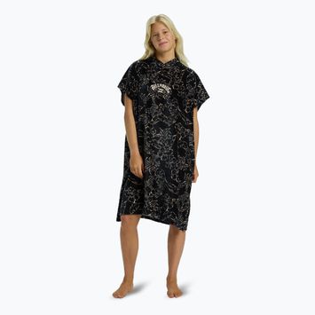 Moteriškas maudymosi pončas Billabong Hooded Towel black pebble