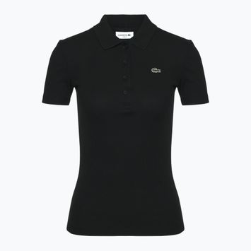 Moteriški polo marškinėliai Lacoste DF5377 black