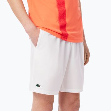 Vyriški teniso šortai Lacoste GH7413 white/mango tree red