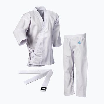 Adidas Basic vaikiški vaikiški karategi su diržu balti K200
