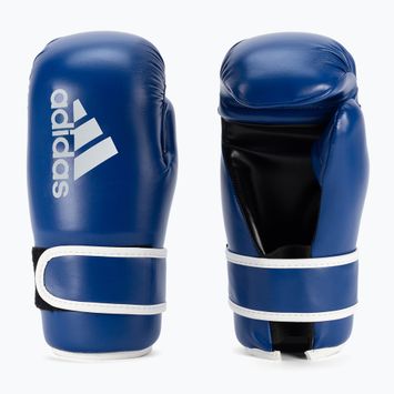 adidas Point Fight bokso pirštinės Adikbpf100 mėlyna ir balta ADIKBPF100