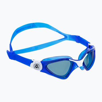 Aquasphere Kayenne mėlyni/balti/tamsūs vaikiški plaukimo akiniai EP3014009LD