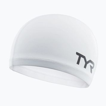 Plaukimo kepuraitė TYR Silicone Comfort white