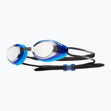 Plaukimo akiniai TYR Blackhawk Racing Mirrored silver/blue/black