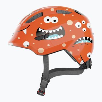 Vaikiškas dviratininko šalmas ABUS Smiley 3.0 orange monster