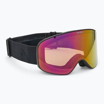 Vaikiški slidinėjimo akiniai Alpina Fernie Q-Lite black matt/ red