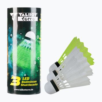 Talbot-Torro Federball Magic Night LED badmintono smiginis 3 vnt. 479123