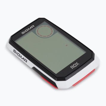 Sigma ROX 4.0 dviračių skaitiklis, baltas 1061