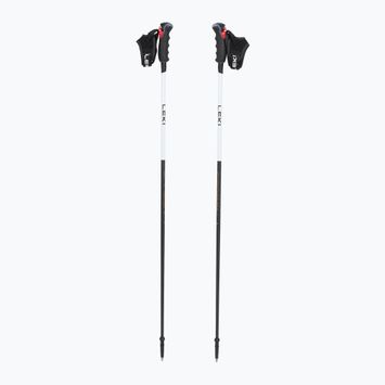Moteriškos slidinėjimo lazdos LEKI Carbon 14 3D natural carbon/ white/ gold