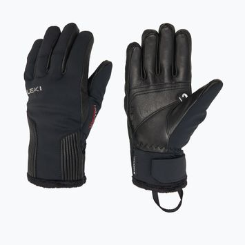 Moteriškos slidininkų pirštinės LEKI Vallarta 3D black