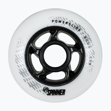 Powerslide Spinner 84 mm/88A riedučių ratukai 4 vnt., balti 905324