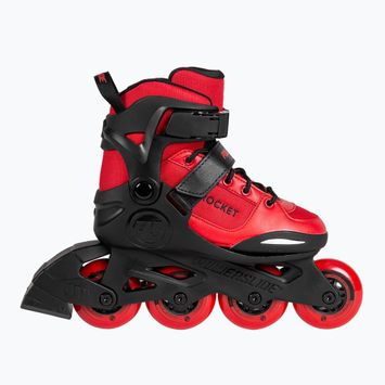 Powerslide Rocket raudonos/juodos spalvos vaikiški riedučiai