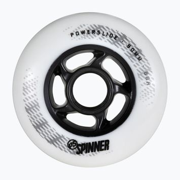 Powerslide Spinner riedučių ratukai 4 vnt., balti 905442