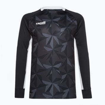 Vyriški Capelli Pitch Star Goalkeeper futbolo marškinėliai juoda/balta