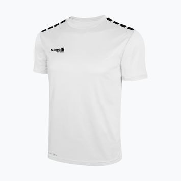 Vyriški futbolo marškinėliai Cappelli Cs One Adult Jersey SS balta/juoda