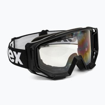 UVEX dviratininkų akiniai Athletic black matt/clear 55/0/524/2028