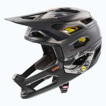 Dviračio šalmas UVEX Revolt MIPS oak brown/orange matt